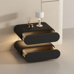 All solid wood, no-installation, modern minimalist home acrylic sensor light wholesale bedside table