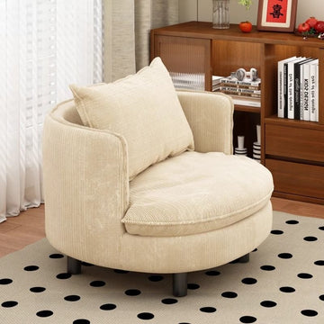 Minimalist single round sofa chair