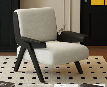 Vintage single sofa chair living room French retro style