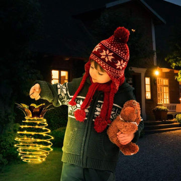 Solar Pineapple Iron Art Lantern LED Copper Wire String Lights Outdoor Waterproof Garden Decorative Hanging Lights