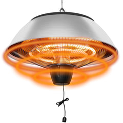 Outdoor Hanging Patio Heater- Sliver