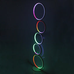RGB Dimmable Circular Floor Lamp