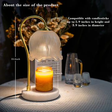 Lily of the Valley Candle Warmer With 3 Light Bulbs