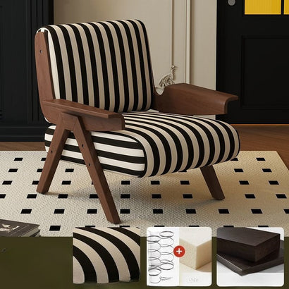 Vintage single sofa chair living room French retro style