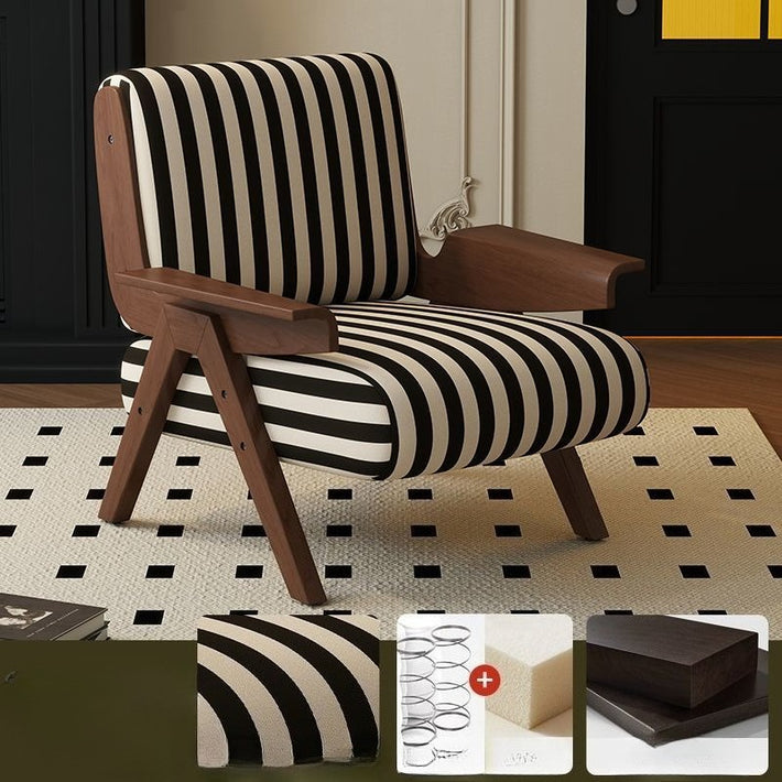 Vintage single sofa chair living room French retro style