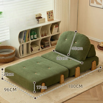 Tofu Cube Sofa Fabric Art Small Apartment Modular Bed