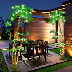 Outdoor and Indoor Palm Tree Light