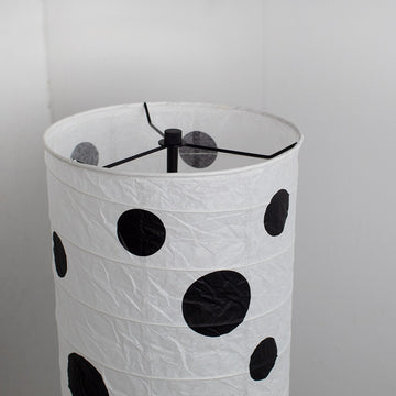 Minimalist Polka Dot Paper Floor Lamp