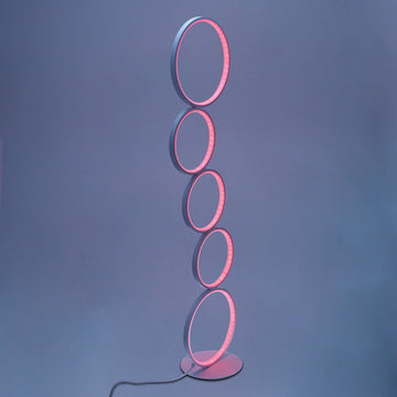 RGB Dimmable Circular Floor Lamp