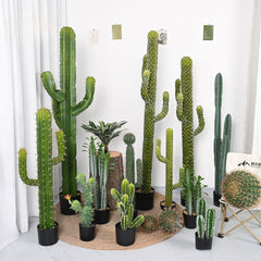 Artificial Cactus Column Potted Tropical Plant