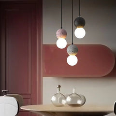 Modern Stone Glass Pendant Lighting