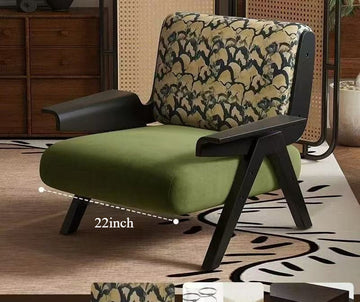 Vintage single sofa chair living room French retro style