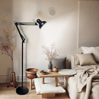 Long Arm Folding Floor Lamp Minimalist LED