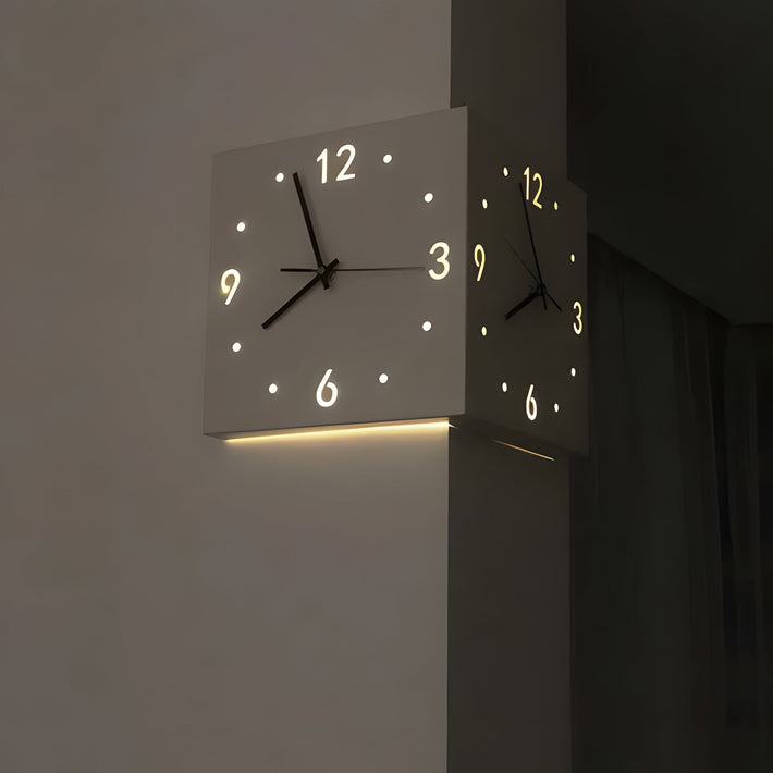 Voice/Light Sensor Backlit Corner Clock