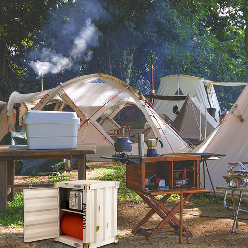 End Table: Container Inspired Single Door