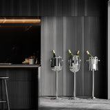 Stainless Steel Champagne Cooler with Stand