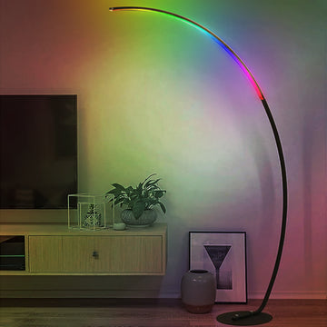 RGBW Indoor Curve Floor Lamp