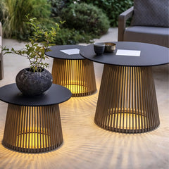 Outdoor Solar-Powered Glow Table