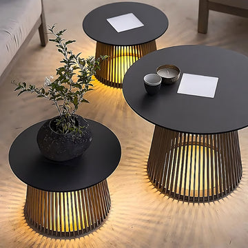 Outdoor Solar-Powered Glow Table