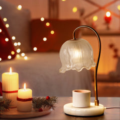 Lily of the Valley Candle Warmer With 2 Light Bulbs