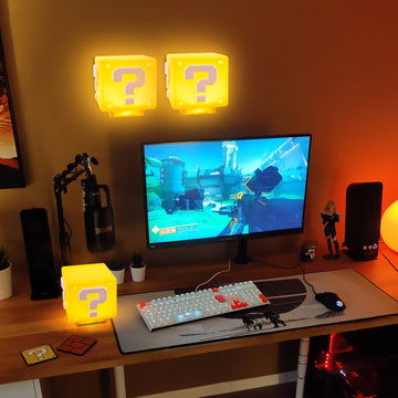 Question Block Light With Game Coin Sound