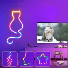Cuttable App-Controlled String Lights with 16 Million Colors