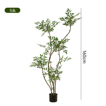 Artificial flowers, fake trees, and potted plants