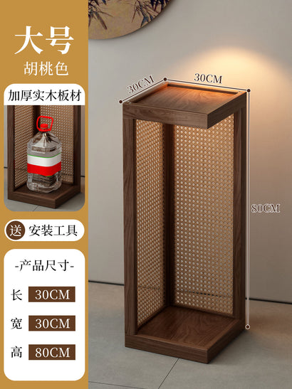 实木博古架花架子客厅落地式中式宋代美学仿古盆景阳台花盆置物架