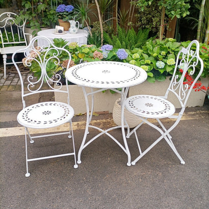 Hollow Pattern Table and Chairs Outdoor Leisure Table and Chairs