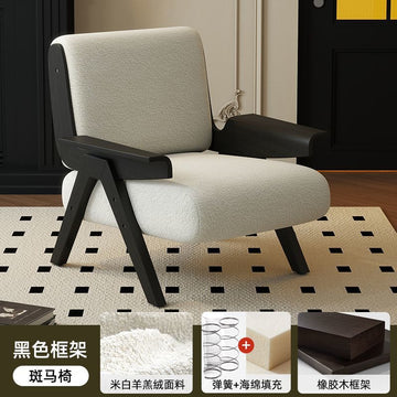 Vintage single sofa chair living room French retro style