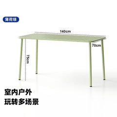 Outdoor courtyard table villa iron art open-air dining table