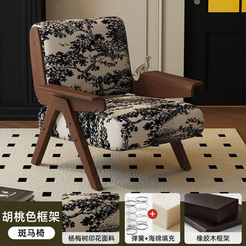 Vintage single sofa chair living room French retro style