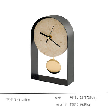 Room study clock decoration bookshelf desktop handicraft ornament
