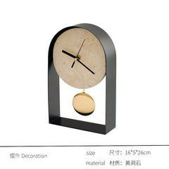 Room study clock decoration bookshelf desktop handicraft ornament