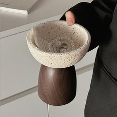 Travertine Tray Hallway Decoration Storage Rack for Accessories