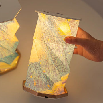 Starry Sky Rotating Lamp Origami Night Light