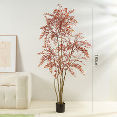 Artificial Nandina Potted Plant Home Indoor Decoration Ornament