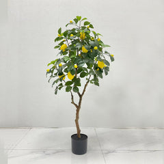 Artificial lemon tree potted plant home decoration