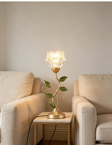 Pastoral Living Room Lamp Modern Simple Creative Flower Decorative Bedroom Bedside Table Lamp
