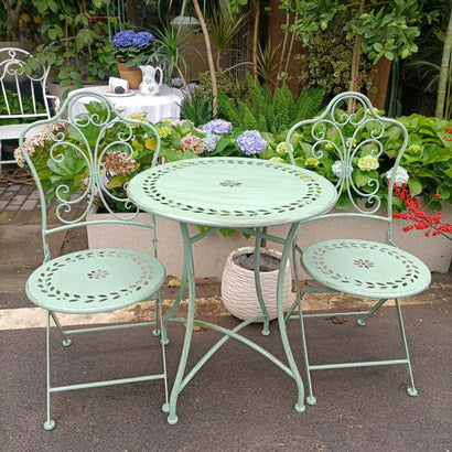 Hollow Pattern Table and Chairs Outdoor Leisure Table and Chairs
