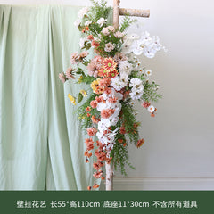Forest-style green plants and floral arrangement