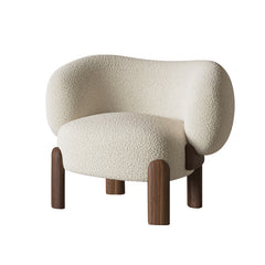 Solid wood leisure chair wabi-sabi style chair