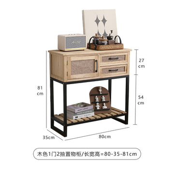 Minimalist Style Storage Cabinet Painted Hallway Cabinet