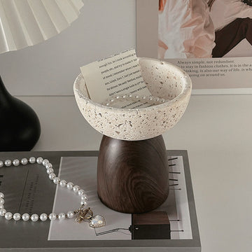 Travertine Tray Hallway Decoration Storage Rack for Accessories
