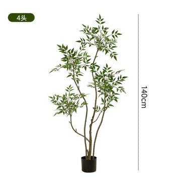 Artificial flowers, fake trees, and potted plants