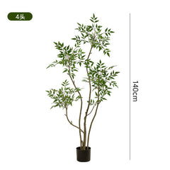 Artificial flowers, fake trees, and potted plants