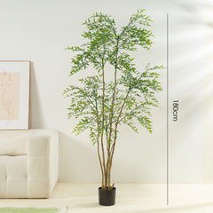 Artificial Nandina Potted Plant Home Indoor Decoration Ornament