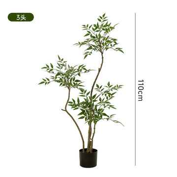 Artificial flowers, fake trees, and potted plants