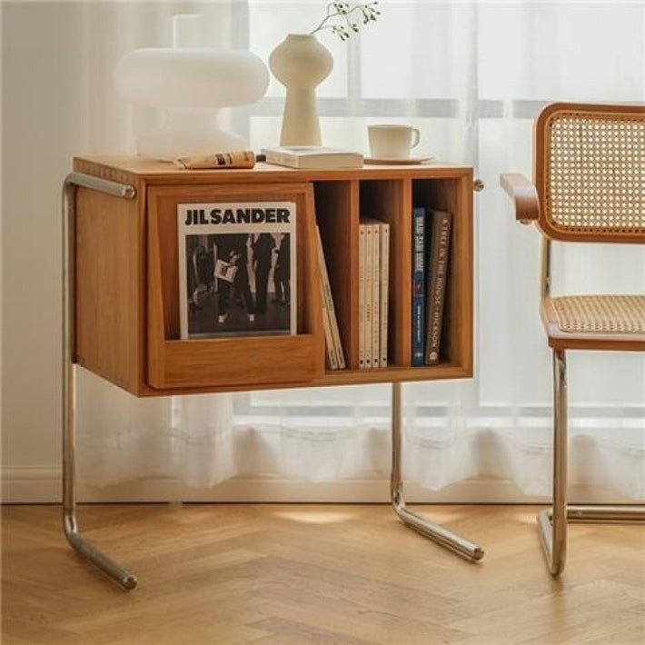 Home Side Table Corner Cabinet Solid Wood Bedside Table