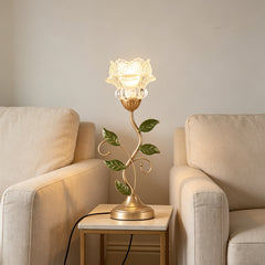 Pastoral Living Room Lamp Modern Simple Creative Flower Decorative Bedroom Bedside Table Lamp